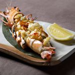 jumbo tiger prawn with yuzu pepper<br>